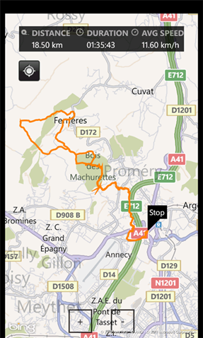 Sports Tracker For Windows Phone 7