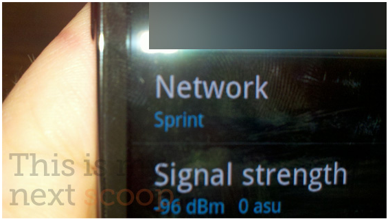 Sprint Samsung Galaxy Within leaked picture