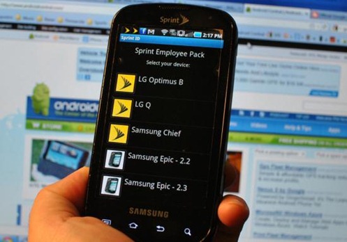 Sprint ID App Reveals Samsung Chief, Motorola Sunfire, LG Optimus B, And LG Q