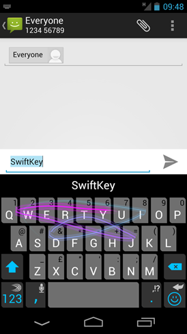 SwiftKey Flow Beta Screenshot