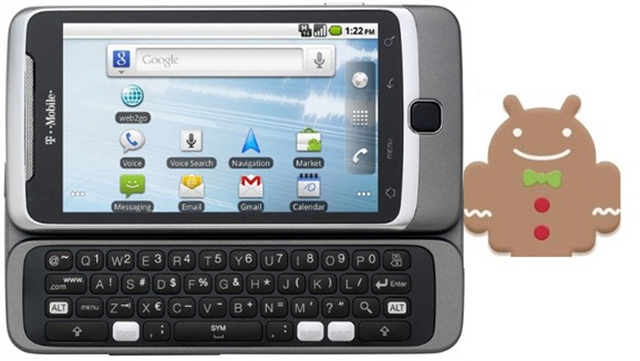 T-Mobile G2's Official Gingerbread ROM Leaked