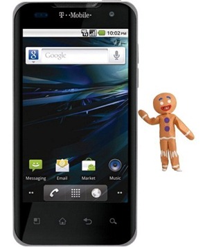 T-Mobile LG G2X Gingerbread Update