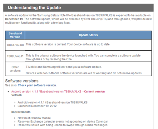 T-Mo Galaxy Note II Update LK8