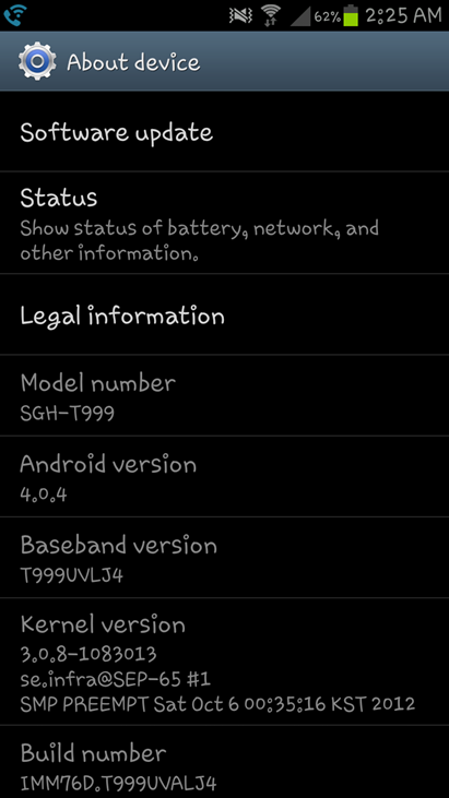T-Mobile Galaxy S III Update T999UVLJ4