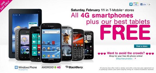 T-Mobile Valentine’s Day Deal