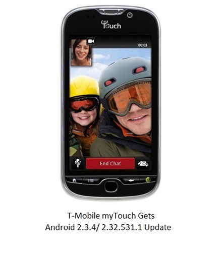 T-Mobile myTouch Android 2.3.4/ 2.32.531.1 Software Update 