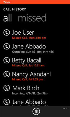 Tango Video Calling App For Windows Phones