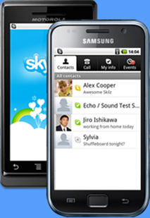 Updated Skype app for Android