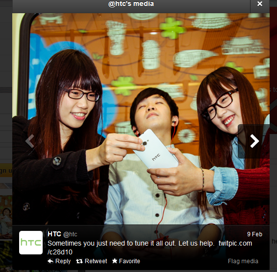 White color variant spotted on HTC tweeter account
