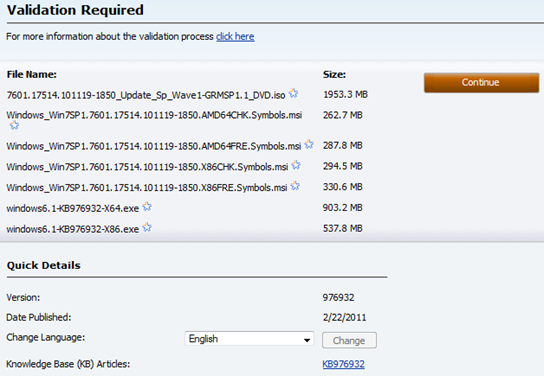 Windows 7 Service Pack 1