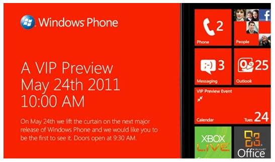 Windows Phone 7 event may 24 live
