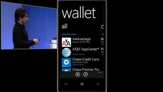 Windows Phone 8's NFC Wallet Support