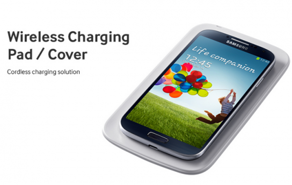 Wireless Charging Pad of the Samsung Galaxy S4
