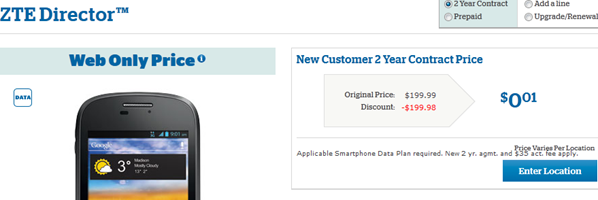 ZTE Director is now available for sale in the US