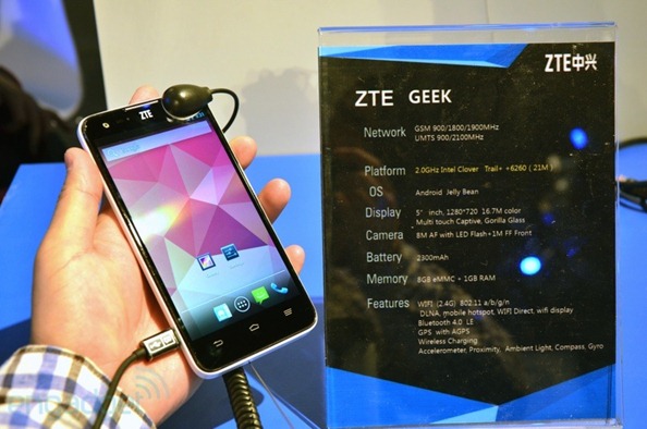 ZTE Geek specs