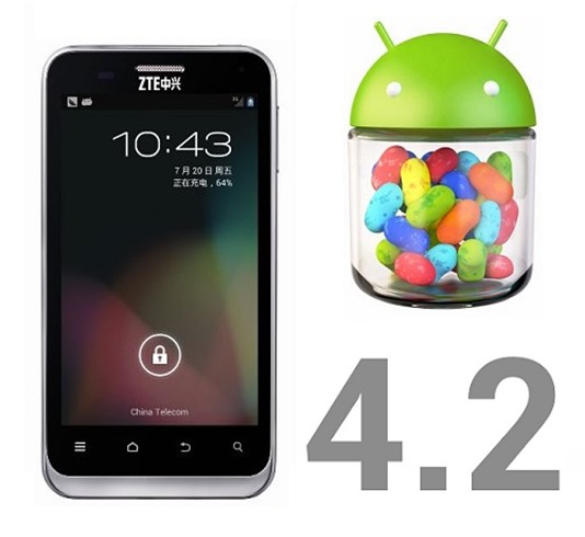 ZTE N880E Android 4.2 Update