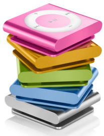 apple ipod shuffle colors