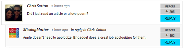 Engadget iGadget loves Apple