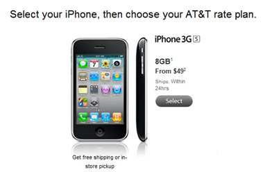 Apple iPhone 3GS Price Dropped to $49