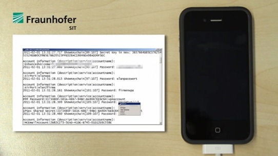 iPhone Password Hacking